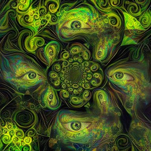 Abstract Green Colors